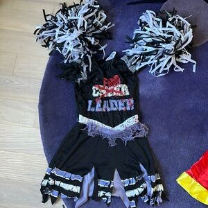 Halloween costume, cheerleader size 8-10